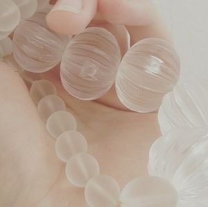 Vintage Glass Bubble Necklace